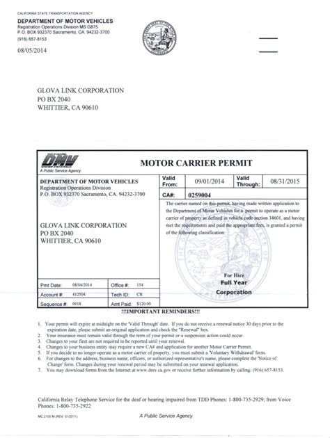 Garage Sale Permit - Print form, fill out completely, sign, and mail the form at least seven (7) days prior to the sale to City of Cypress, Community Development Department, 5275 Orange Avenue, Cypress CA 90630. . Ca motor carrier permit lookup